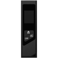   Ruleta mini laser, 2502E15197, SCX, 10.2 x 3 x 4.2 cm, Metal, Negru