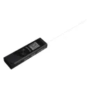 Ruleta mini laser, 2502E15197, SCX, 10.2 x 3 x 4.2 cm, Metal, Negru