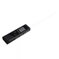   Ruleta mini laser, 2502E15197, SCX, 10.2 x 3 x 4.2 cm, Metal, Negru