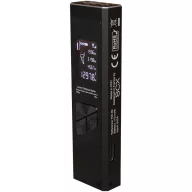   Ruleta mini laser, 2502E15197, SCX, 10.2 x 3 x 4.2 cm, Metal, Negru