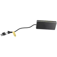  Hub usb 6 porturi, 8-in-1, 2502E14516, SCX, 14.6 x 2.5 x 8.5 cm, Metal, PET, Negru