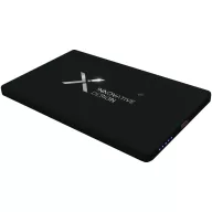   Powerbank SCX, 2610E18013, 5000 mAh, 10.4x0.9x6.7 cm, Aluminiu, ABS, Negru