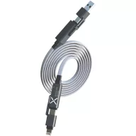  Cablu de incarcare, SCX, 2610E17662, 60 W, 100x0.86x1.45 cm, Plastic, Gri