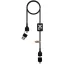 Cablu de incarcare, SCX, 2610E17659, 60 W, 100x1.1x3 cm, Plastic, ABS, Aluminiu, Negru