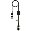 Cablu de incarcare, SCX, 2610E17659, 60 W, 100x1.1x3 cm, Plastic, ABS, Aluminiu, Negru