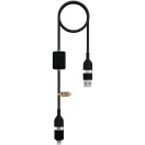 Cablu de incarcare, SCX, 2610E17659, 60 W, 100x1.1x3 cm, Plastic, ABS, Aluminiu, Negru