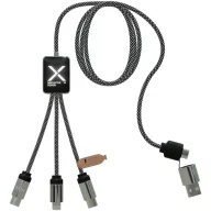   Cablu de incarcare, SCX, 2610E17660, 60 W, 100x1.2x2.6 cm, Plastic, Negru Heather