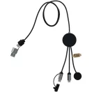 Cablu de incarcare, SCX, 2610E17661, 100x1.2x2.6 cm, Plastic, Negru