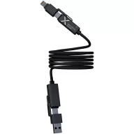   Cablu de incarcare, SCX, 2610E17663, 100 W, 100x0.86x1.45 cm, Silicon, Negru