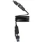 Cablu de incarcare, SCX, 2610E17663, 100 W, 100x0.86x1.45 cm, Silicon, Negru