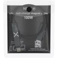   Cablu de incarcare, SCX, 2610E17663, 100 W, 100x0.86x1.45 cm, Silicon, Negru