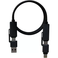   Cablu de incarcare, SCX, 2610E17663, 100 W, 100x0.86x1.45 cm, Silicon, Negru
