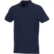   Beryl short sleeve men's organic recycled polo, Male, Piqué knit of 70% organic cotton and 30% recycled polyester, Navy, XL