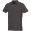 Beryl short sleeve men's organic recycled polo, Male, Piqué knit of 70% organic cotton and 30% recycled polyester, Storm Grey, XS