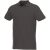 Beryl short sleeve men's organic recycled polo, Male, Piqué knit of 70% organic cotton and 30% recycled polyester, Storm Grey, S