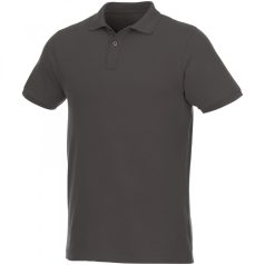   Beryl short sleeve men's organic recycled polo, Male, Piqué knit of 70% organic cotton and 30% recycled polyester, Storm Grey, XL