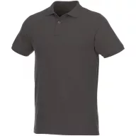   Beryl short sleeve men's organic recycled polo, Male, Piqué knit of 70% organic cotton and 30% recycled polyester, Storm Grey, 3XL
