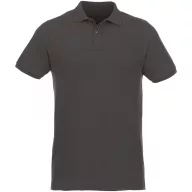   Beryl short sleeve men's organic recycled polo, Male, Piqué knit of 70% organic cotton and 30% recycled polyester, Storm Grey, 3XL