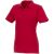 Beryl short sleeve women's organic recycled polo, Female, Piqué knit of 70% organic Cotton and 30% recycled Polyester, Red, XS