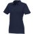 Beryl short sleeve women's organic recycled polo, Female, Piqué knit of 70% organic Cotton and 30% recycled Polyester, Navy, XS