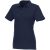 Beryl short sleeve women's organic recycled polo, Female, Piqué knit of 70% organic Cotton and 30% recycled Polyester, Navy, S