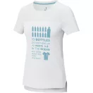 Tricou la baza gatului cu maneca scurta, Femei, Elevate, 2601E10163, Poliester, Alb