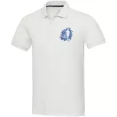 Tricou Polo, Unisex, maneca scurta, Elevate, 2401E12206, Bumbac, Poliester, Alb, Marimi variate