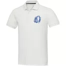 Tricou Polo cu maneca scurta, Unisex, Elevate, 2601E10227, Bumbac, Poliester, Alb