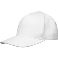 Sapca unisex, 5 panouri, 2410E24279, Elevate, Bumbac, Alb