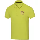 Tricou Polo cu maneca scurta, Unisex, Elevate, 2601E10094, Bumbac, Poliester, Verde lime