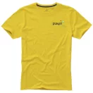 Nanaimo short sleeve men's t-shirt, Male, Single Jersey knit of 100% ringspun combed Cotton, Yellow, S