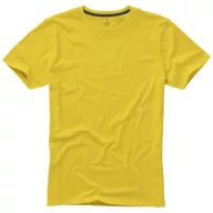   Nanaimo short sleeve men's t-shirt, Male, Single Jersey knit of 100% ringspun combed Cotton, Yellow, M