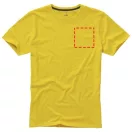 Nanaimo short sleeve men's t-shirt, Male, Single Jersey knit of 100% ringspun combed Cotton, Yellow, XL