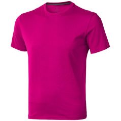   Nanaimo short sleeve men's t-shirt, Male, Single Jersey knit of 100% ringspun combed Cotton, Pink, XS
