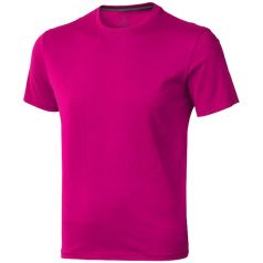   Nanaimo short sleeve men's t-shirt, Male, Single Jersey knit of 100% ringspun combed Cotton, Pink, M