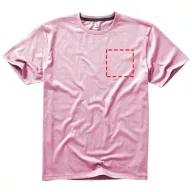  Nanaimo short sleeve men's t-shirt, Male, Single Jersey knit of 100% ringspun combed Cotton, Light pink, XXXL