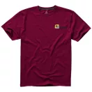 Nanaimo short sleeve men's t-shirt, Male, Single Jersey knit of 100% ringspun combed Cotton, Burgundy, M