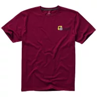   Nanaimo short sleeve men's t-shirt, Male, Single Jersey knit of 100% ringspun combed Cotton, Burgundy, M