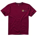 Nanaimo short sleeve men's t-shirt, Male, Single Jersey knit of 100% ringspun combed Cotton, Burgundy, L