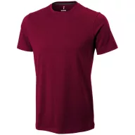   Nanaimo short sleeve men's t-shirt, Male, Single Jersey knit of 100% ringspun combed Cotton, Burgundy, XL