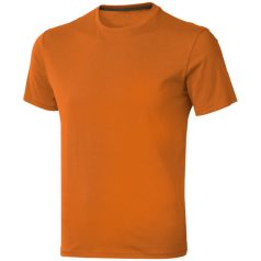   Nanaimo short sleeve men's t-shirt, Male, Single Jersey knit of 100% ringspun combed Cotton, Orange, S