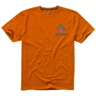   Nanaimo short sleeve men's t-shirt, Male, Single Jersey knit of 100% ringspun combed Cotton, Orange, L