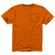   Nanaimo short sleeve men's t-shirt, Male, Single Jersey knit of 100% ringspun combed Cotton, Orange, L