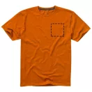 Nanaimo short sleeve men's t-shirt, Male, Single Jersey knit of 100% ringspun combed Cotton, Orange, XL