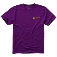   Nanaimo short sleeve men's t-shirt, Male, Single Jersey knit of 100% ringspun combed Cotton, Plum, XL