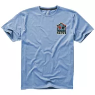   Nanaimo short sleeve men's t-shirt, Male, Single Jersey knit of 100% ringspun combed Cotton, Light blue, XS