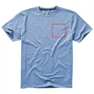   Nanaimo short sleeve men's t-shirt, Male, Single Jersey knit of 100% ringspun combed Cotton, Light blue, XS