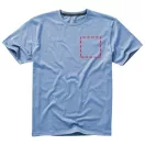 Nanaimo short sleeve men's t-shirt, Male, Single Jersey knit of 100% ringspun combed Cotton, Light blue, XXXL