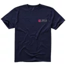 Nanaimo short sleeve men's t-shirt, Male, Single Jersey knit of 100% ringspun combed Cotton, Navy, S