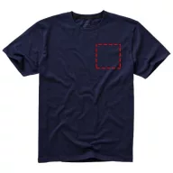   Nanaimo short sleeve men's t-shirt, Male, Single Jersey knit of 100% ringspun combed Cotton, Navy, S